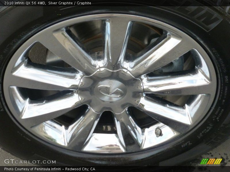 Silver Graphite / Graphite 2010 Infiniti QX 56 4WD