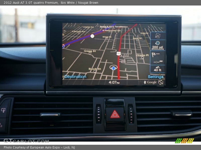 Navigation of 2012 A7 3.0T quattro Premium