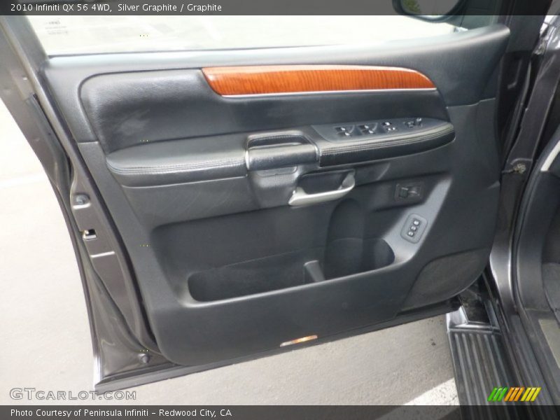 Silver Graphite / Graphite 2010 Infiniti QX 56 4WD