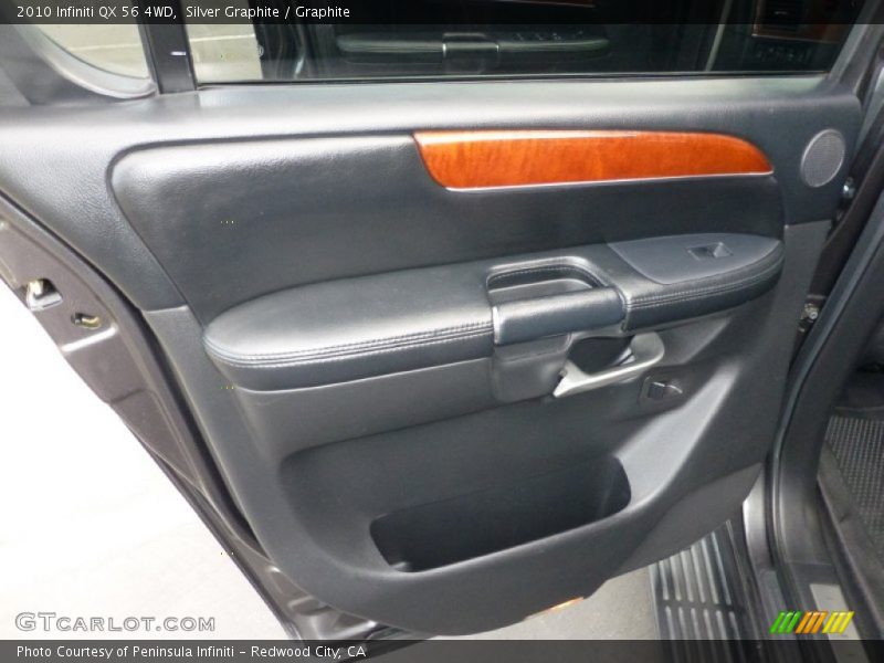 Silver Graphite / Graphite 2010 Infiniti QX 56 4WD