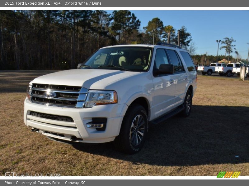 Oxford White / Dune 2015 Ford Expedition XLT 4x4
