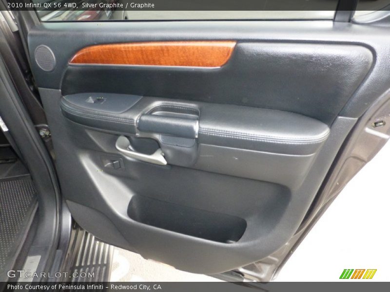 Silver Graphite / Graphite 2010 Infiniti QX 56 4WD