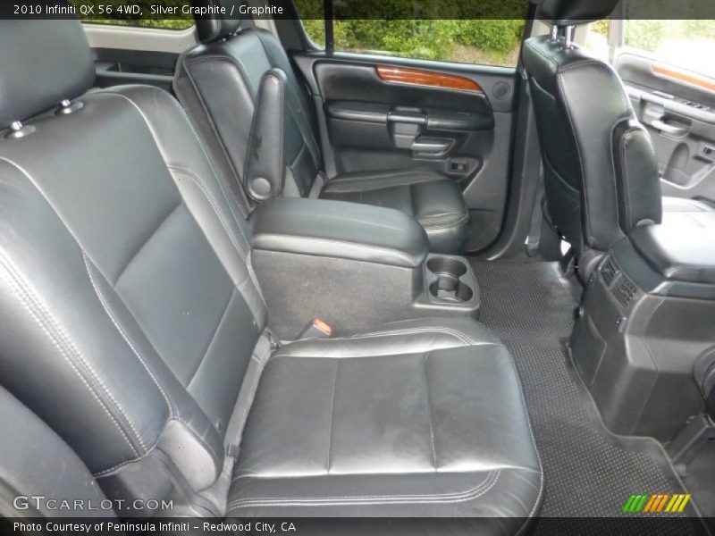 Silver Graphite / Graphite 2010 Infiniti QX 56 4WD