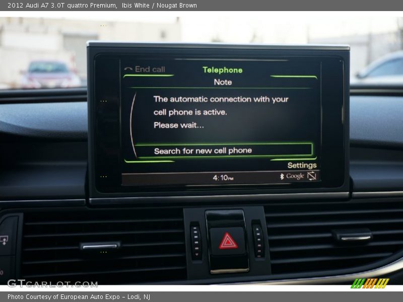 Ibis White / Nougat Brown 2012 Audi A7 3.0T quattro Premium