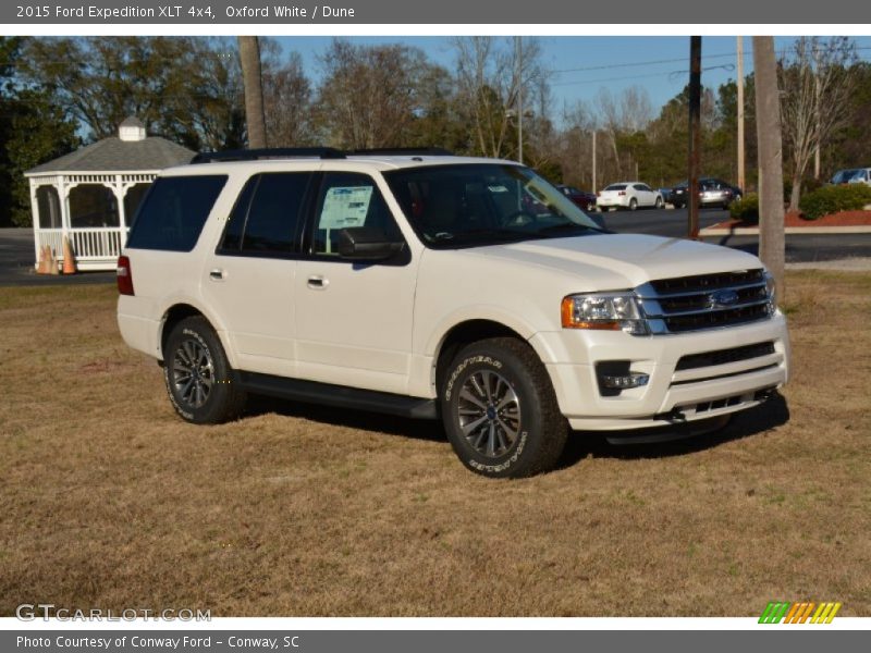 Oxford White / Dune 2015 Ford Expedition XLT 4x4