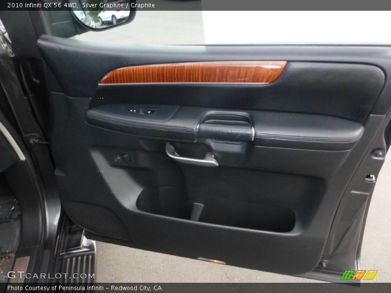 Silver Graphite / Graphite 2010 Infiniti QX 56 4WD