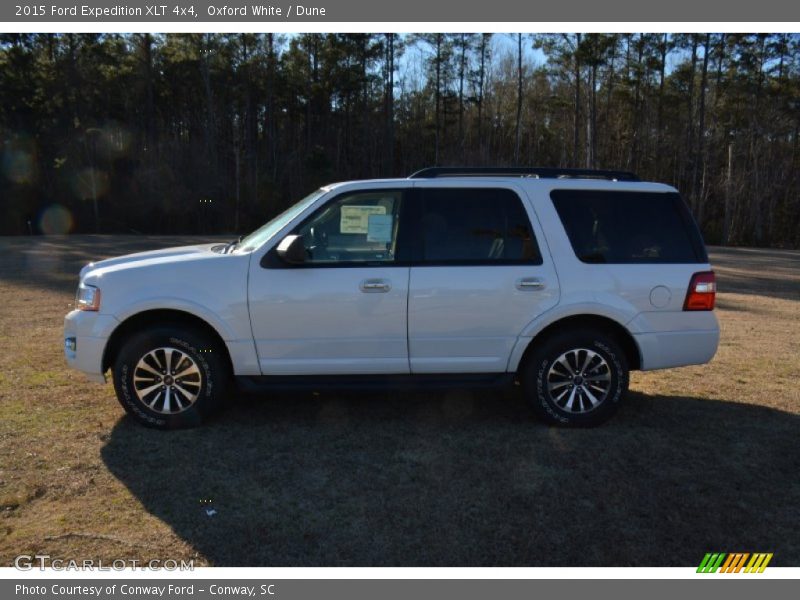 Oxford White / Dune 2015 Ford Expedition XLT 4x4