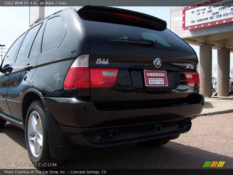 Jet Black / Grey 2002 BMW X5 4.4i