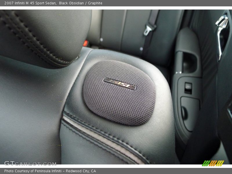 Black Obsidian / Graphite 2007 Infiniti M 45 Sport Sedan