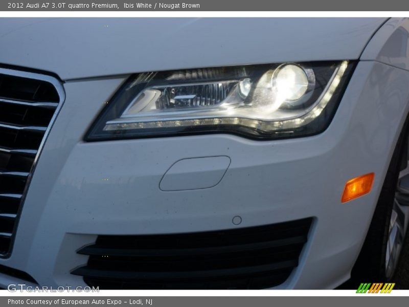 Ibis White / Nougat Brown 2012 Audi A7 3.0T quattro Premium