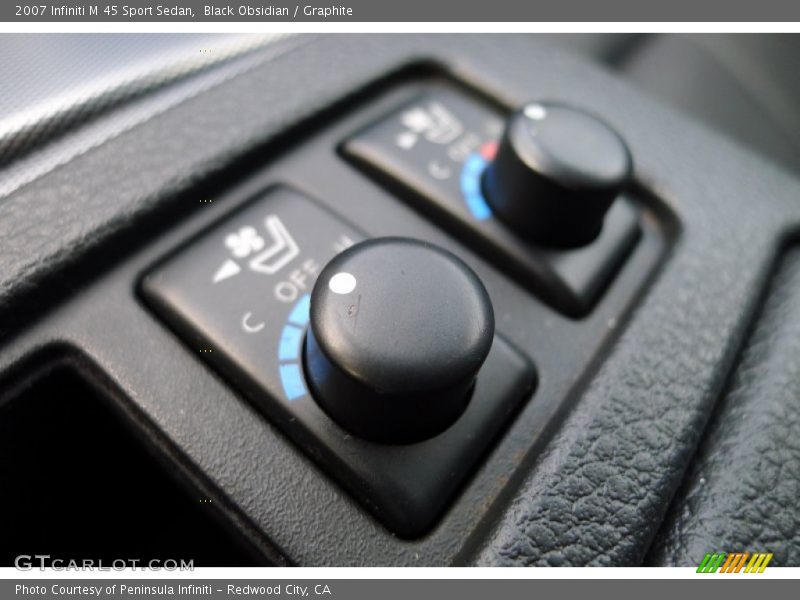 Black Obsidian / Graphite 2007 Infiniti M 45 Sport Sedan