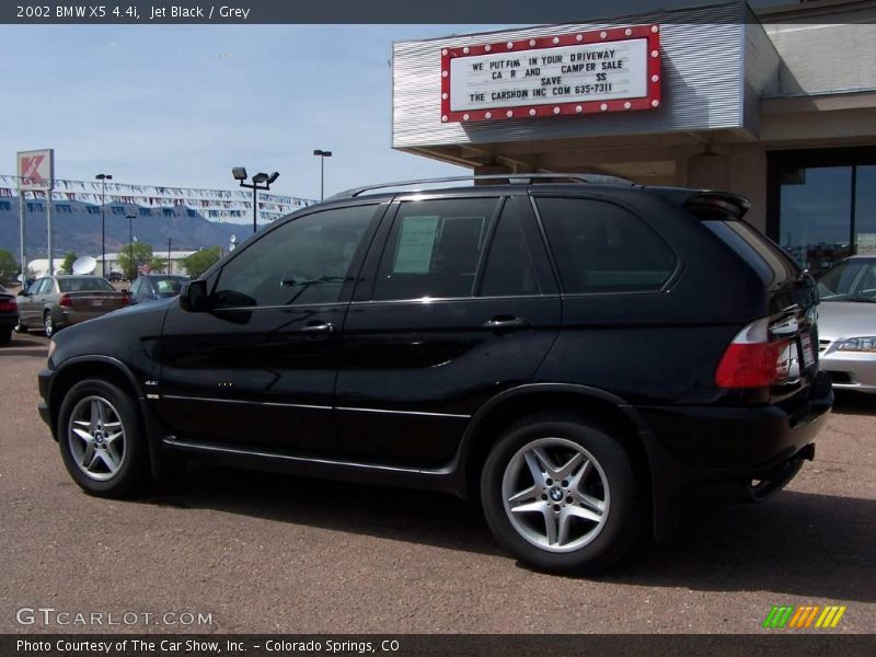 Jet Black / Grey 2002 BMW X5 4.4i