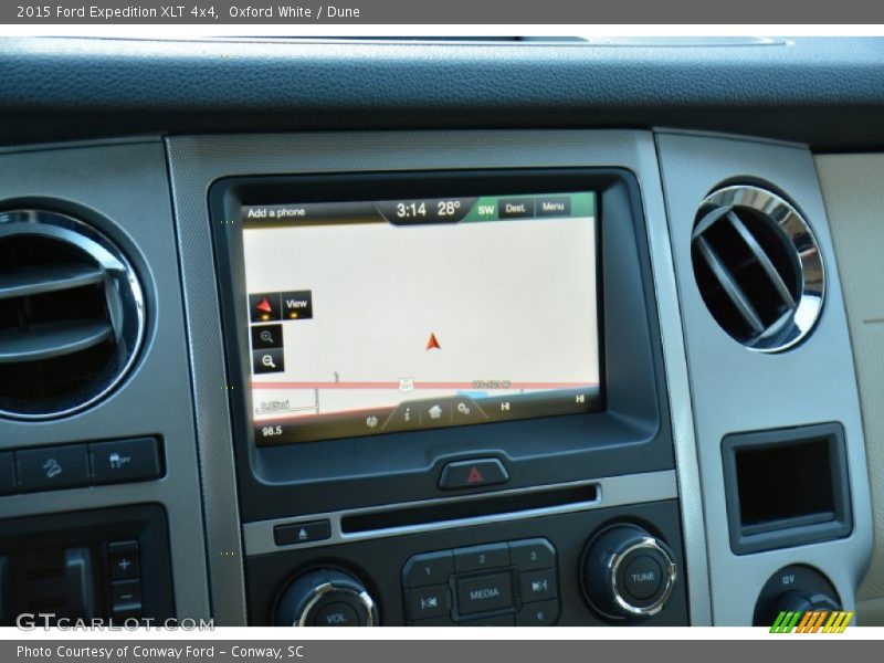 Oxford White / Dune 2015 Ford Expedition XLT 4x4