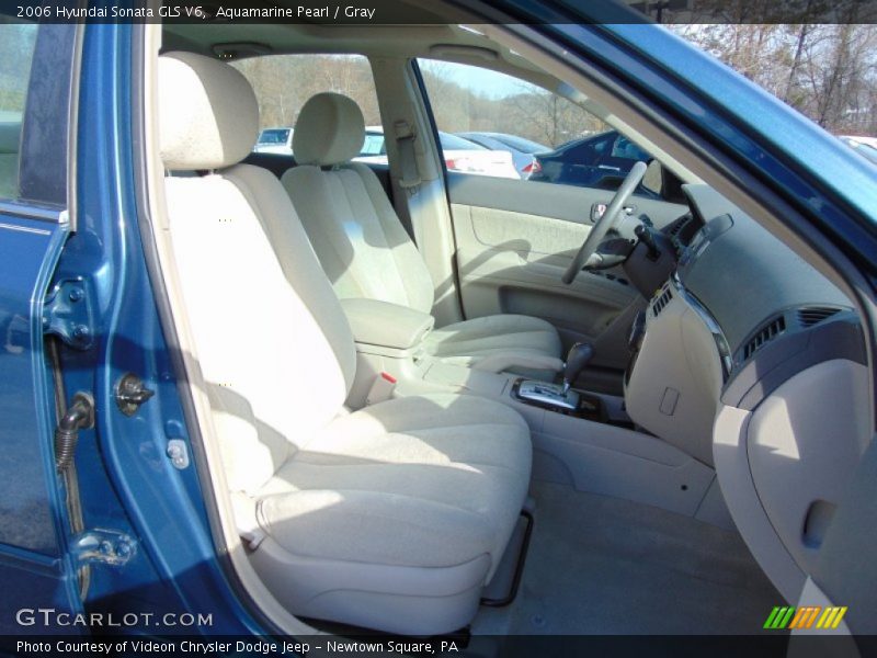Aquamarine Pearl / Gray 2006 Hyundai Sonata GLS V6