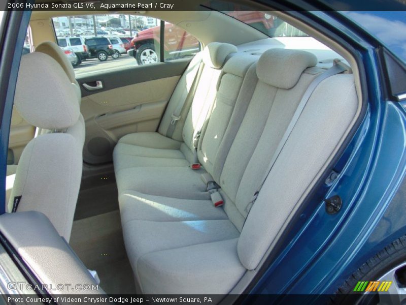 Aquamarine Pearl / Gray 2006 Hyundai Sonata GLS V6
