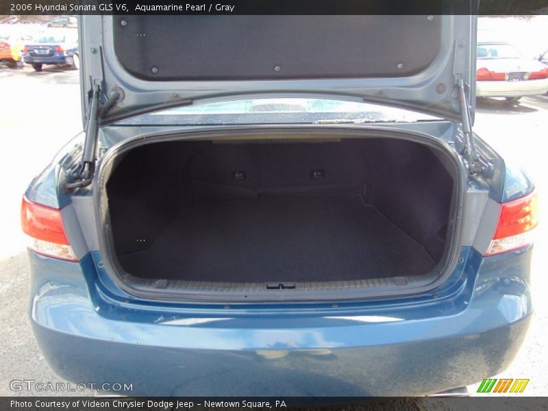 Aquamarine Pearl / Gray 2006 Hyundai Sonata GLS V6