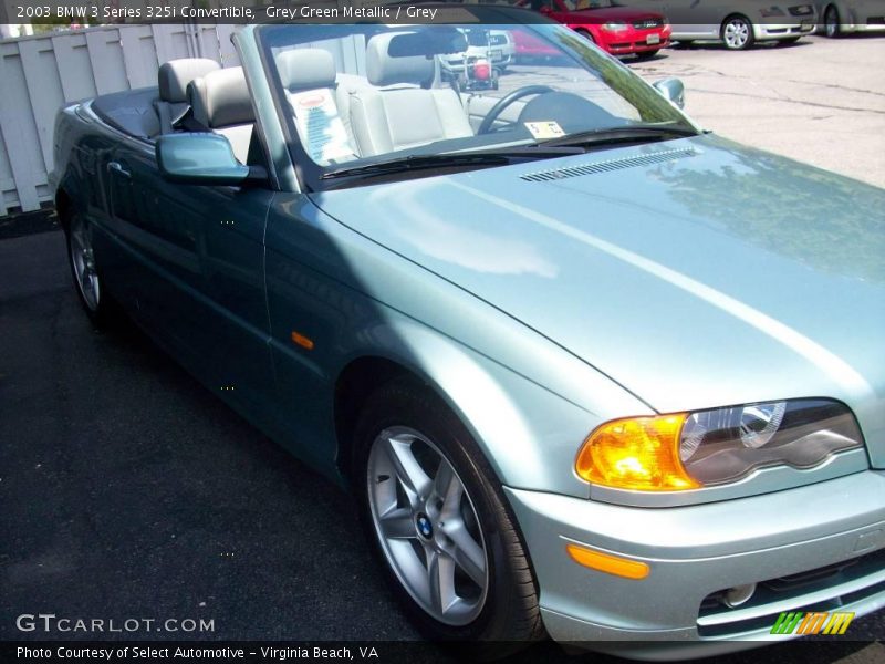 Grey Green Metallic / Grey 2003 BMW 3 Series 325i Convertible