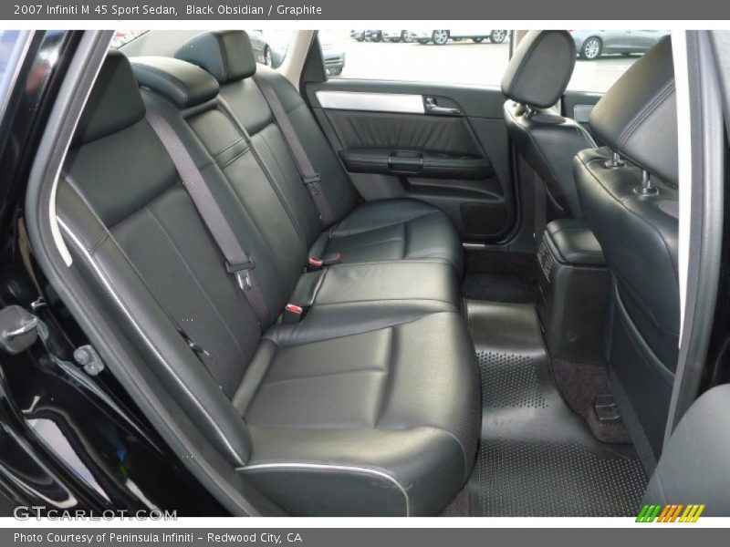 Black Obsidian / Graphite 2007 Infiniti M 45 Sport Sedan