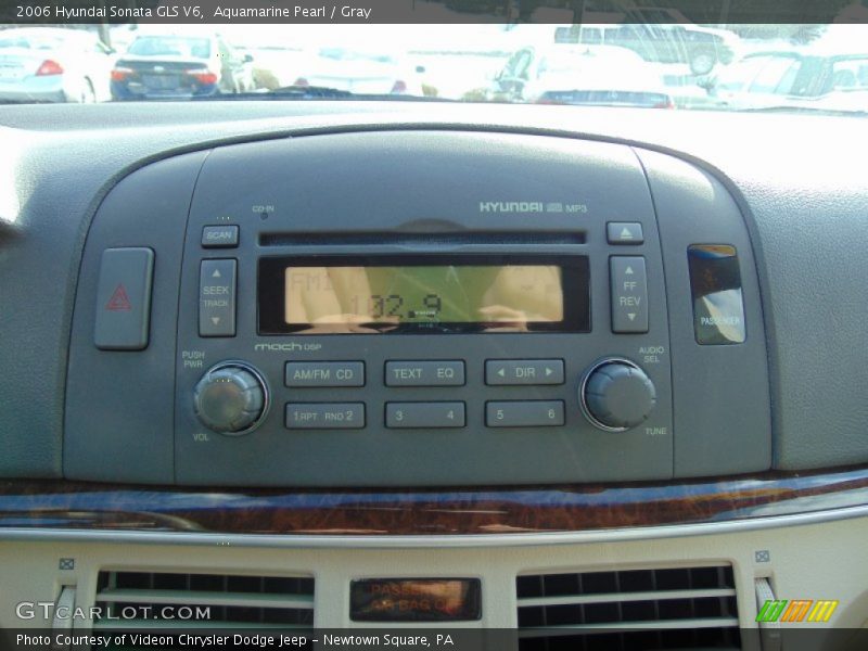 Aquamarine Pearl / Gray 2006 Hyundai Sonata GLS V6