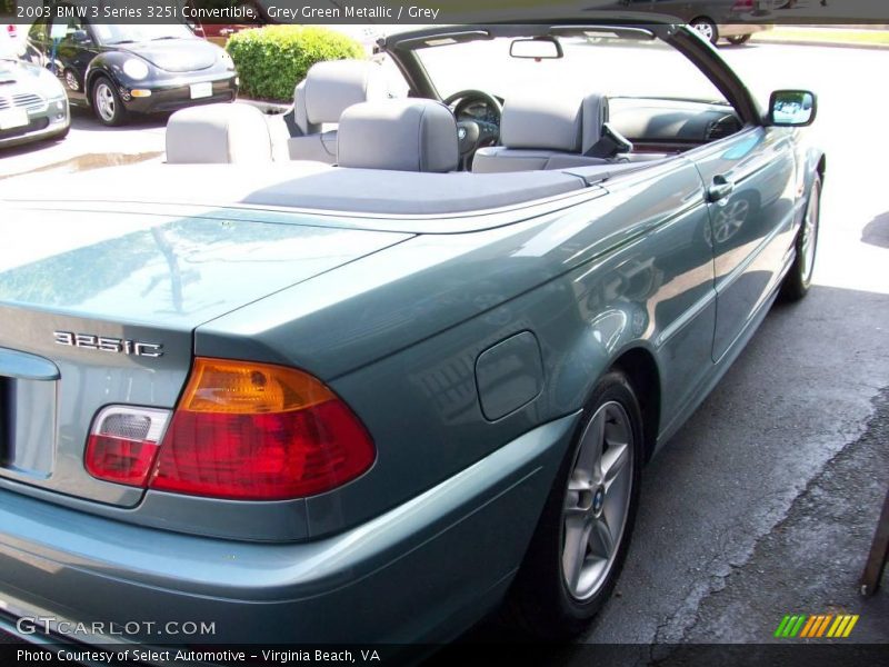 Grey Green Metallic / Grey 2003 BMW 3 Series 325i Convertible