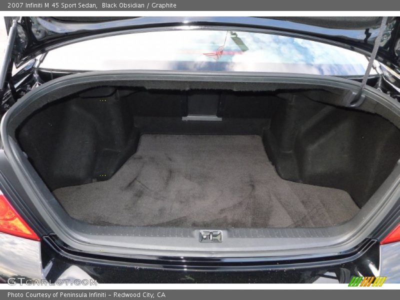 Black Obsidian / Graphite 2007 Infiniti M 45 Sport Sedan