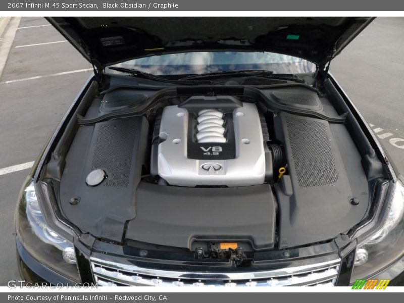 Black Obsidian / Graphite 2007 Infiniti M 45 Sport Sedan
