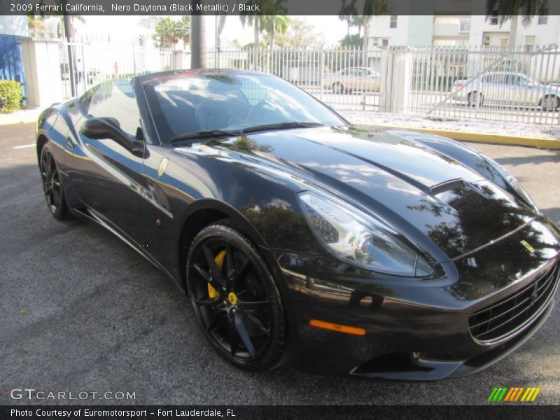 Nero Daytona (Black Metallic) / Black 2009 Ferrari California