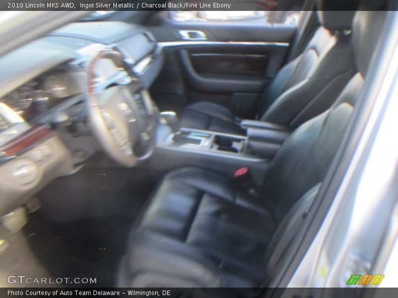 Ingot Silver Metallic / Charcoal Black/Fine Line Ebony 2010 Lincoln MKS AWD