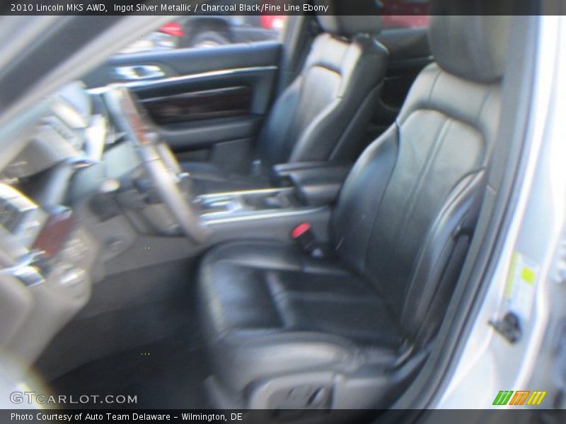 Ingot Silver Metallic / Charcoal Black/Fine Line Ebony 2010 Lincoln MKS AWD
