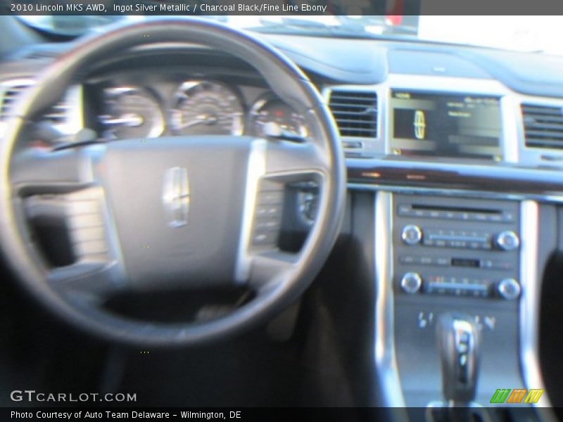 Ingot Silver Metallic / Charcoal Black/Fine Line Ebony 2010 Lincoln MKS AWD