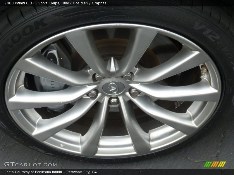 Black Obsidian / Graphite 2008 Infiniti G 37 S Sport Coupe