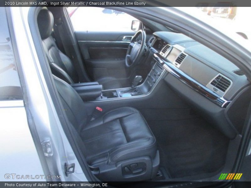 Ingot Silver Metallic / Charcoal Black/Fine Line Ebony 2010 Lincoln MKS AWD