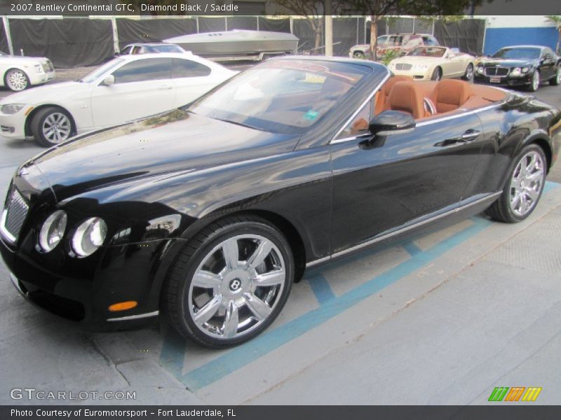 Diamond Black / Saddle 2007 Bentley Continental GTC