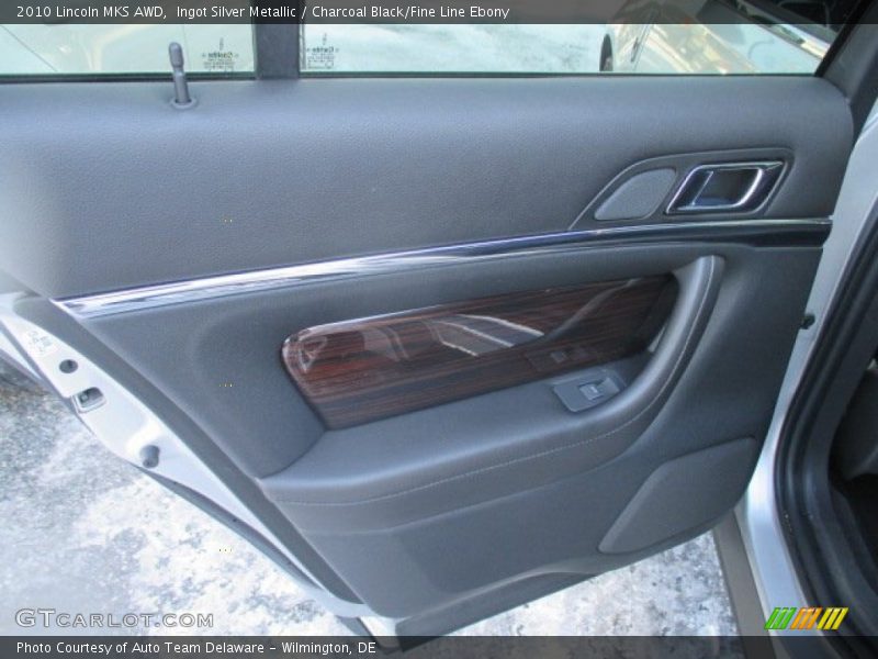 Ingot Silver Metallic / Charcoal Black/Fine Line Ebony 2010 Lincoln MKS AWD