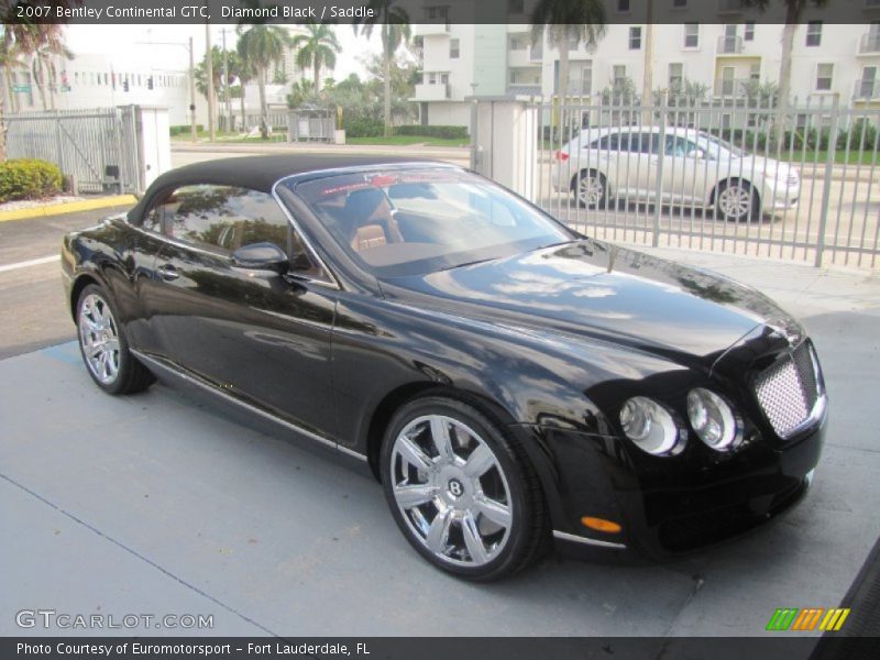 Diamond Black / Saddle 2007 Bentley Continental GTC