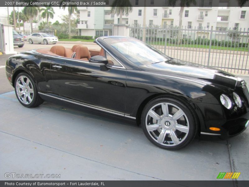 Diamond Black / Saddle 2007 Bentley Continental GTC
