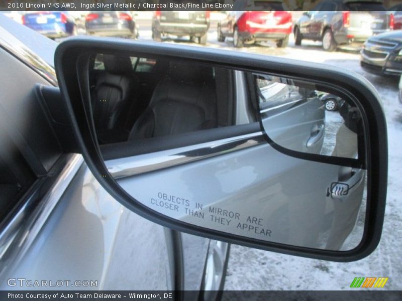 Ingot Silver Metallic / Charcoal Black/Fine Line Ebony 2010 Lincoln MKS AWD