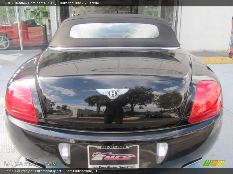 Diamond Black / Saddle 2007 Bentley Continental GTC