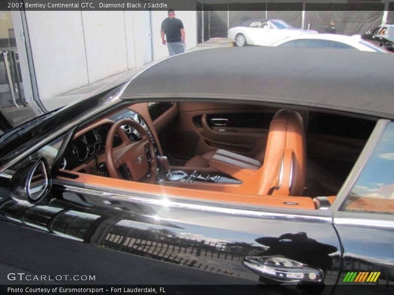 Diamond Black / Saddle 2007 Bentley Continental GTC