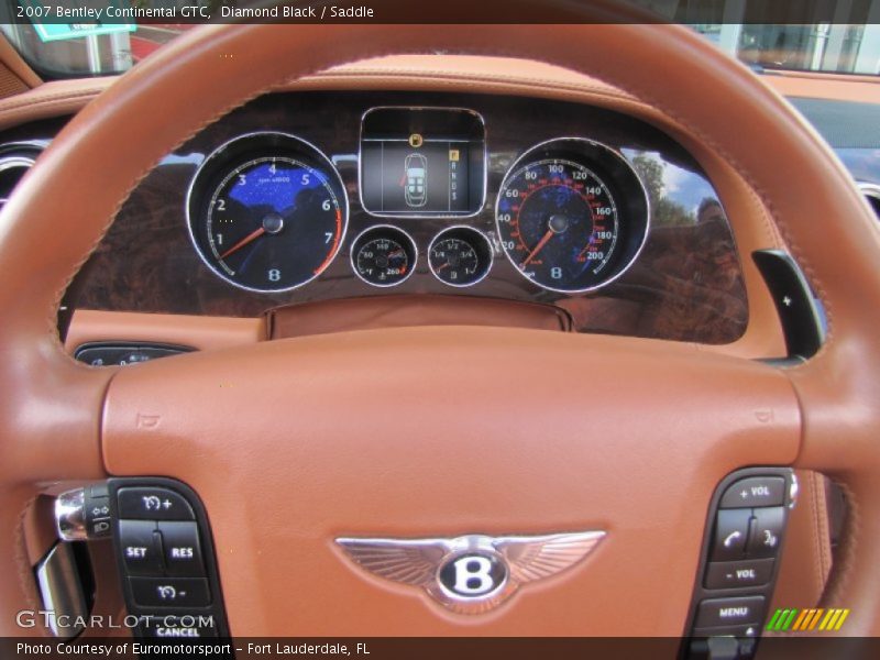 Diamond Black / Saddle 2007 Bentley Continental GTC