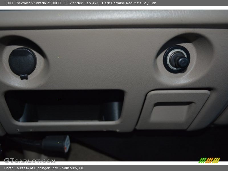 Dark Carmine Red Metallic / Tan 2003 Chevrolet Silverado 2500HD LT Extended Cab 4x4