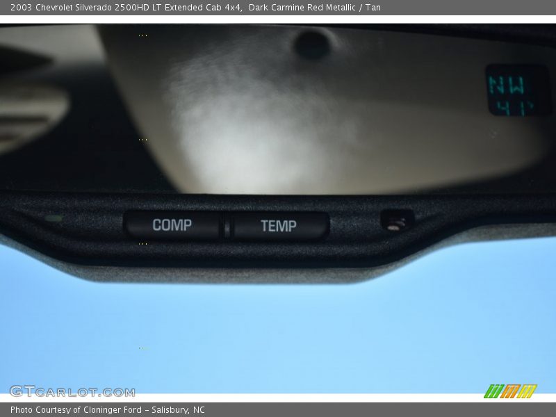 Dark Carmine Red Metallic / Tan 2003 Chevrolet Silverado 2500HD LT Extended Cab 4x4