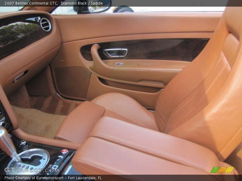 Diamond Black / Saddle 2007 Bentley Continental GTC