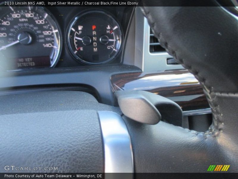 Ingot Silver Metallic / Charcoal Black/Fine Line Ebony 2010 Lincoln MKS AWD