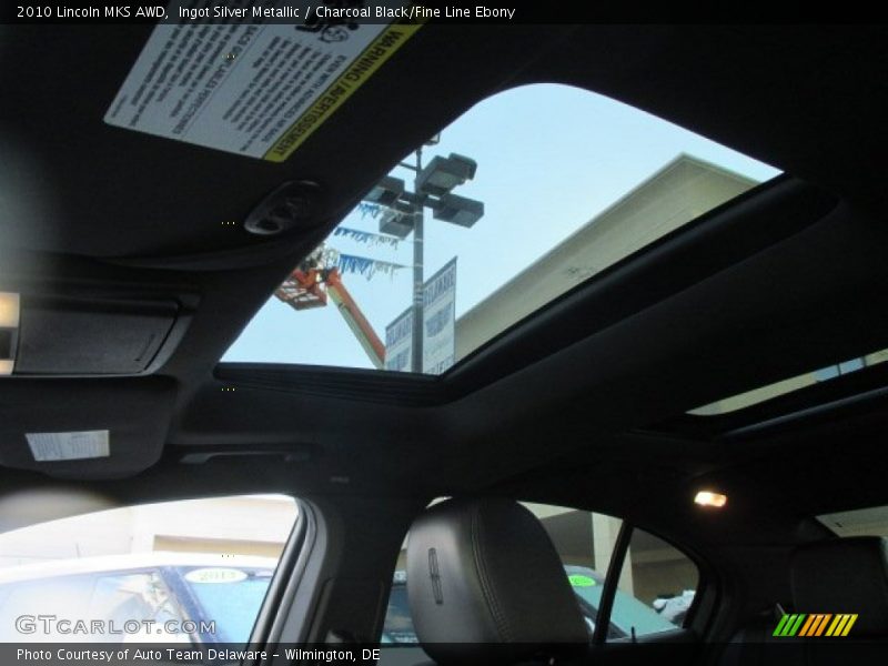 Ingot Silver Metallic / Charcoal Black/Fine Line Ebony 2010 Lincoln MKS AWD