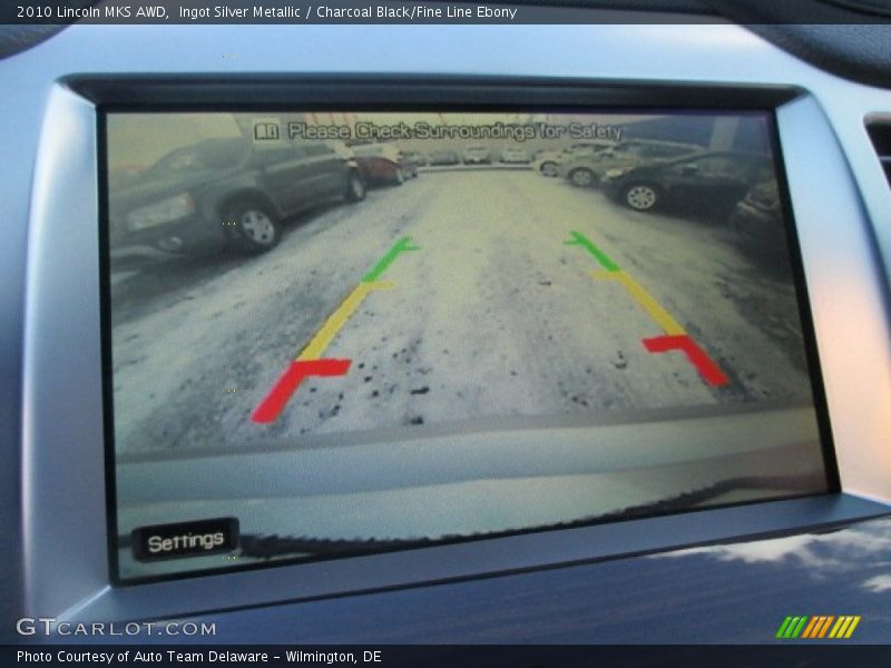 Ingot Silver Metallic / Charcoal Black/Fine Line Ebony 2010 Lincoln MKS AWD