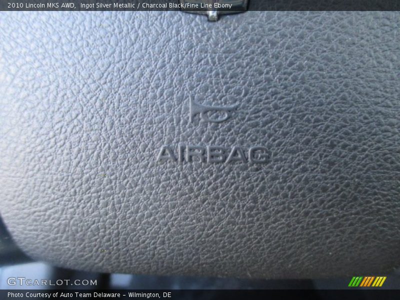Ingot Silver Metallic / Charcoal Black/Fine Line Ebony 2010 Lincoln MKS AWD