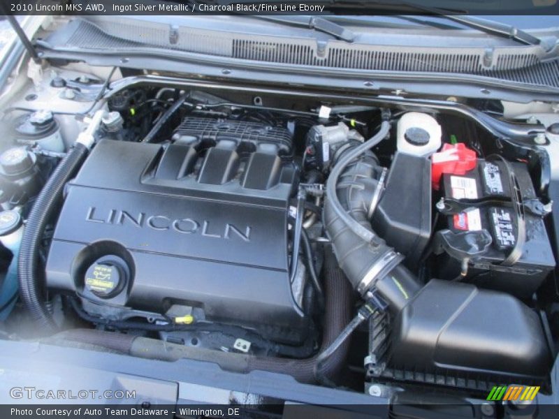 Ingot Silver Metallic / Charcoal Black/Fine Line Ebony 2010 Lincoln MKS AWD