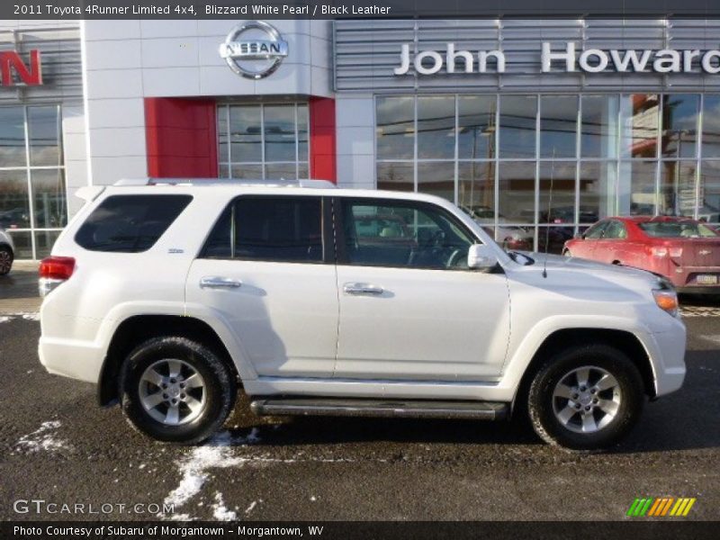 Blizzard White Pearl / Black Leather 2011 Toyota 4Runner Limited 4x4