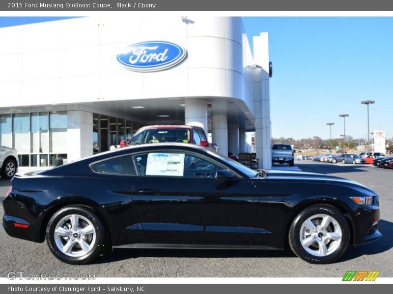 Black / Ebony 2015 Ford Mustang EcoBoost Coupe